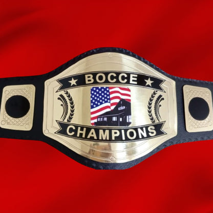 Custom Name and USA Flag Home Logo Wrestling Championship Belt poshleathers-14b7