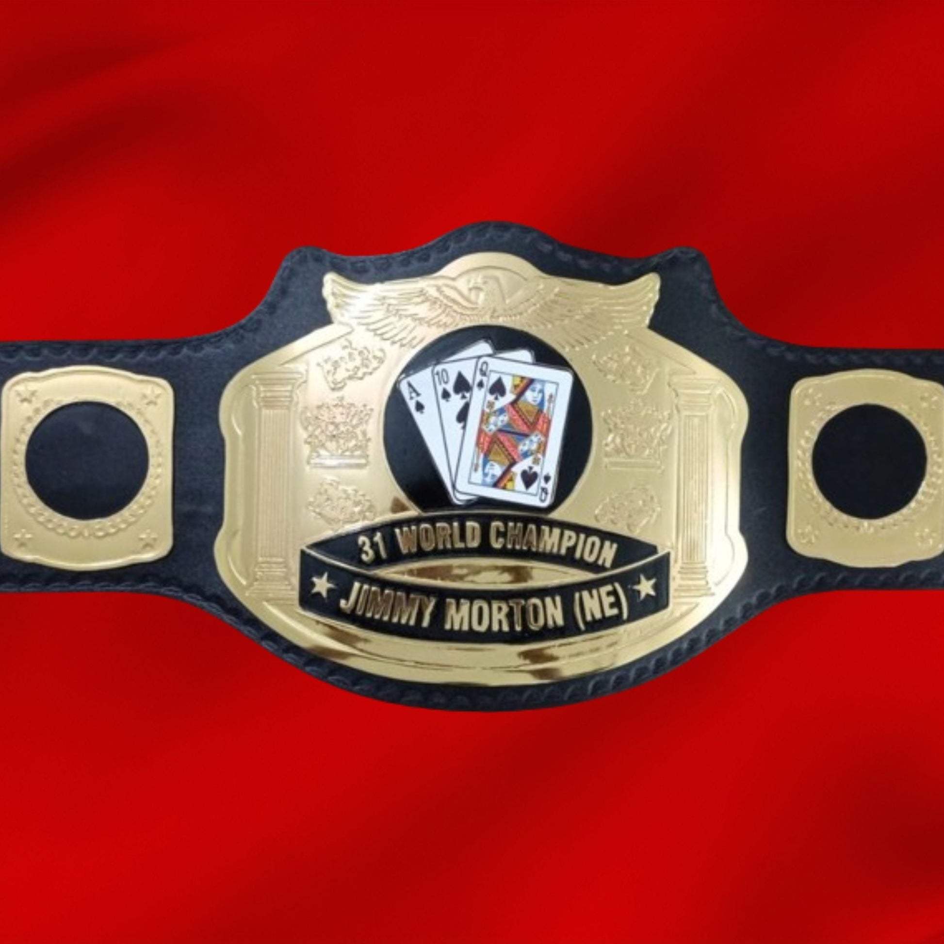 Custom Deck Of Cards Wrestling Championship Belt poshleathers-14b7
