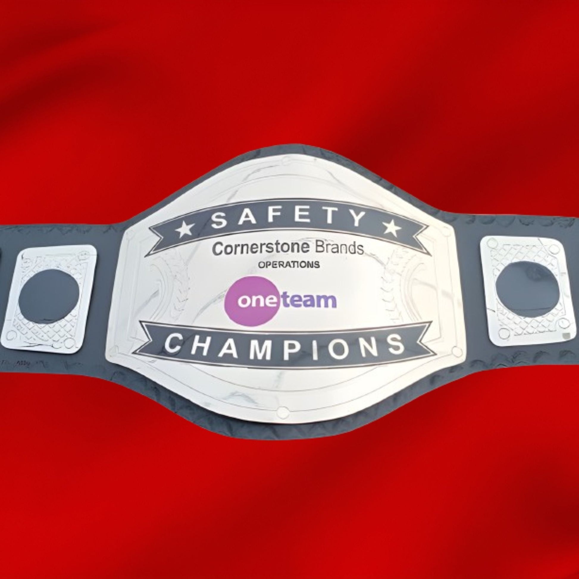 Custom Name and One Team Logo Wrestling Championship Belt poshleathers-14b7