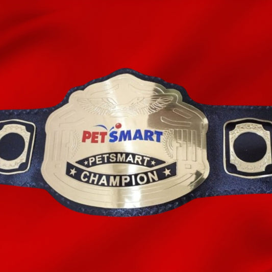 Custom Name and Pet Smart Logo Wrestling Championship Belt poshleathers-14b7
