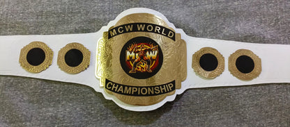 Custom Name and Wrestler Logo Wrestling Championship Belt poshleathers-14b7
