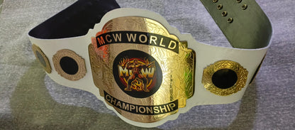 Custom Name and Wrestler Logo Wrestling Championship Belt poshleathers-14b7