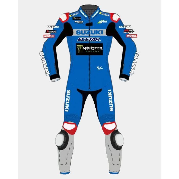 Suzuki Alex Rins MotoGP 2021 Motorcycle Suit Zees Moto