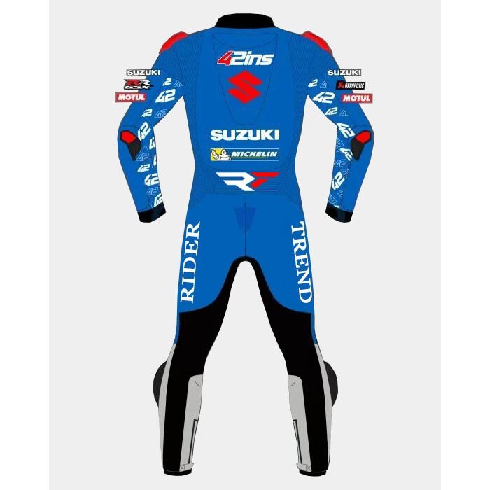 Suzuki Alex Rins MotoGP 2021 Motorcycle Suit Zees Moto