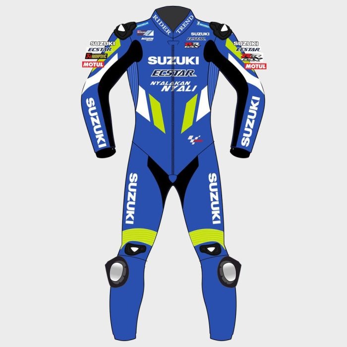 Suzuki Alex Rins Motorcycle Racing Suit Zees Moto