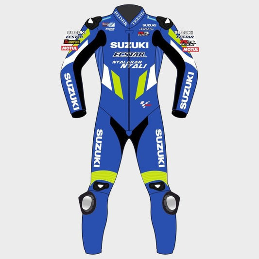Suzuki Alex Rins Motorcycle Racing Suit Zees Moto