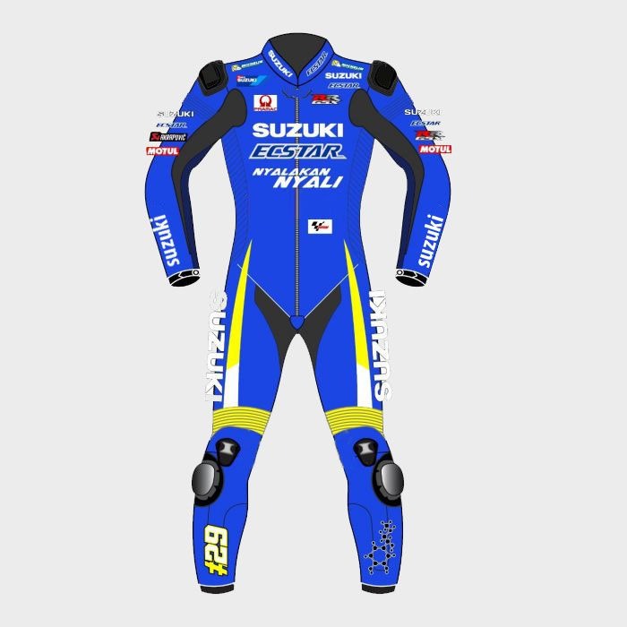 Suzuki Andreaa Iannone MotoGP 2017 Motorcycle Suit Zees Moto