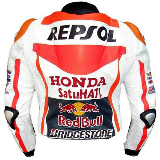 New Mens Multicolor Racing Motorcycle Cowhide Leather Jacket 3A MOTO LEATHER