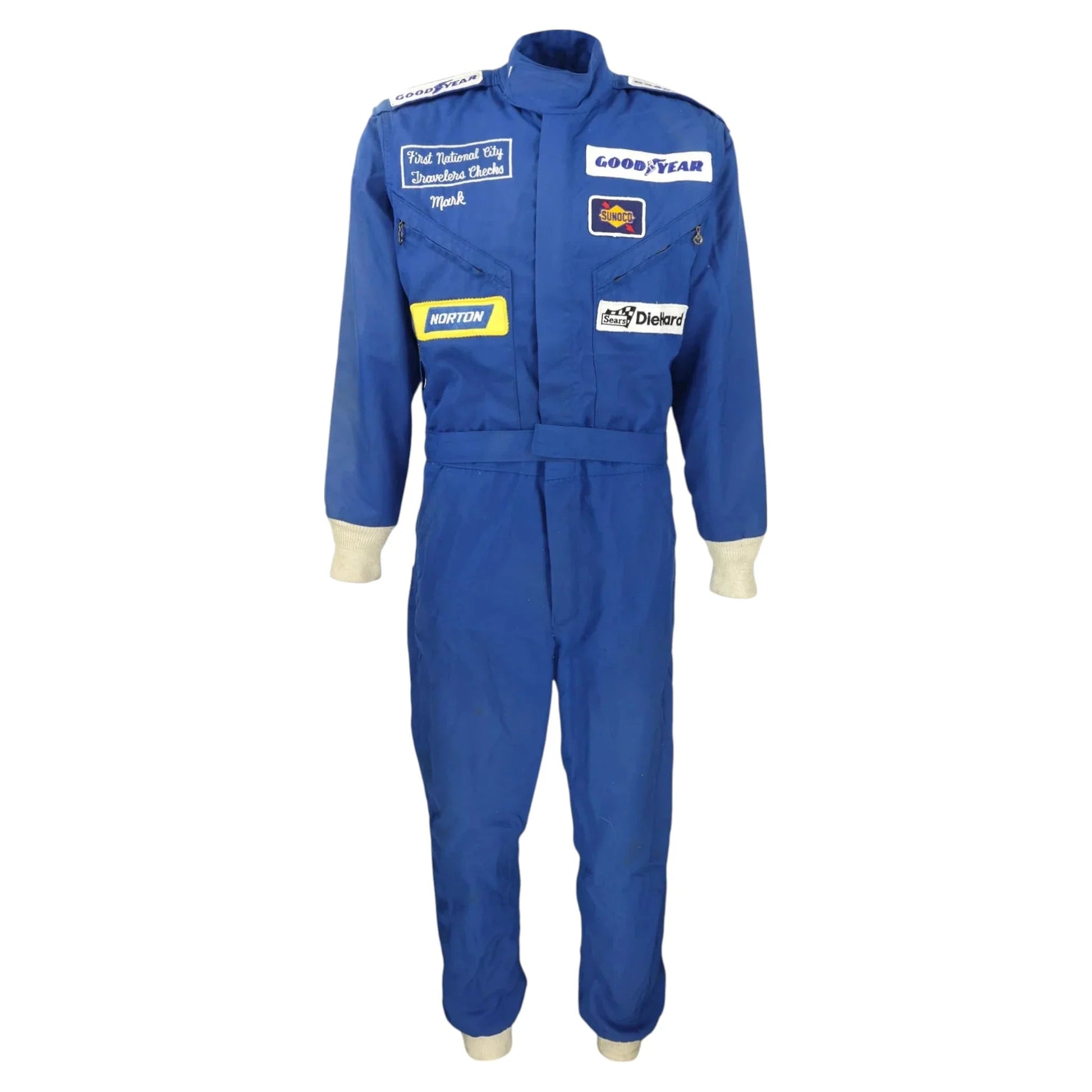1975 Mark Donohue Race First National City Bank Team F1 Suit Rustle Racewears
