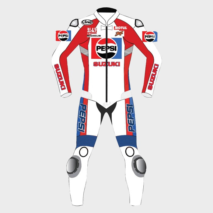 Suzuki Pepsi Kevin Schwantz Motorcycle Suit Zees Moto