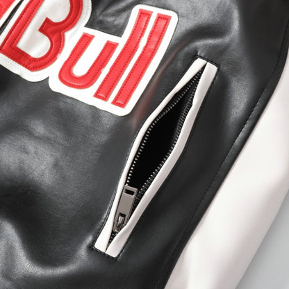 Red Bull Leather Vintage Racing Jacket SHABA Collection