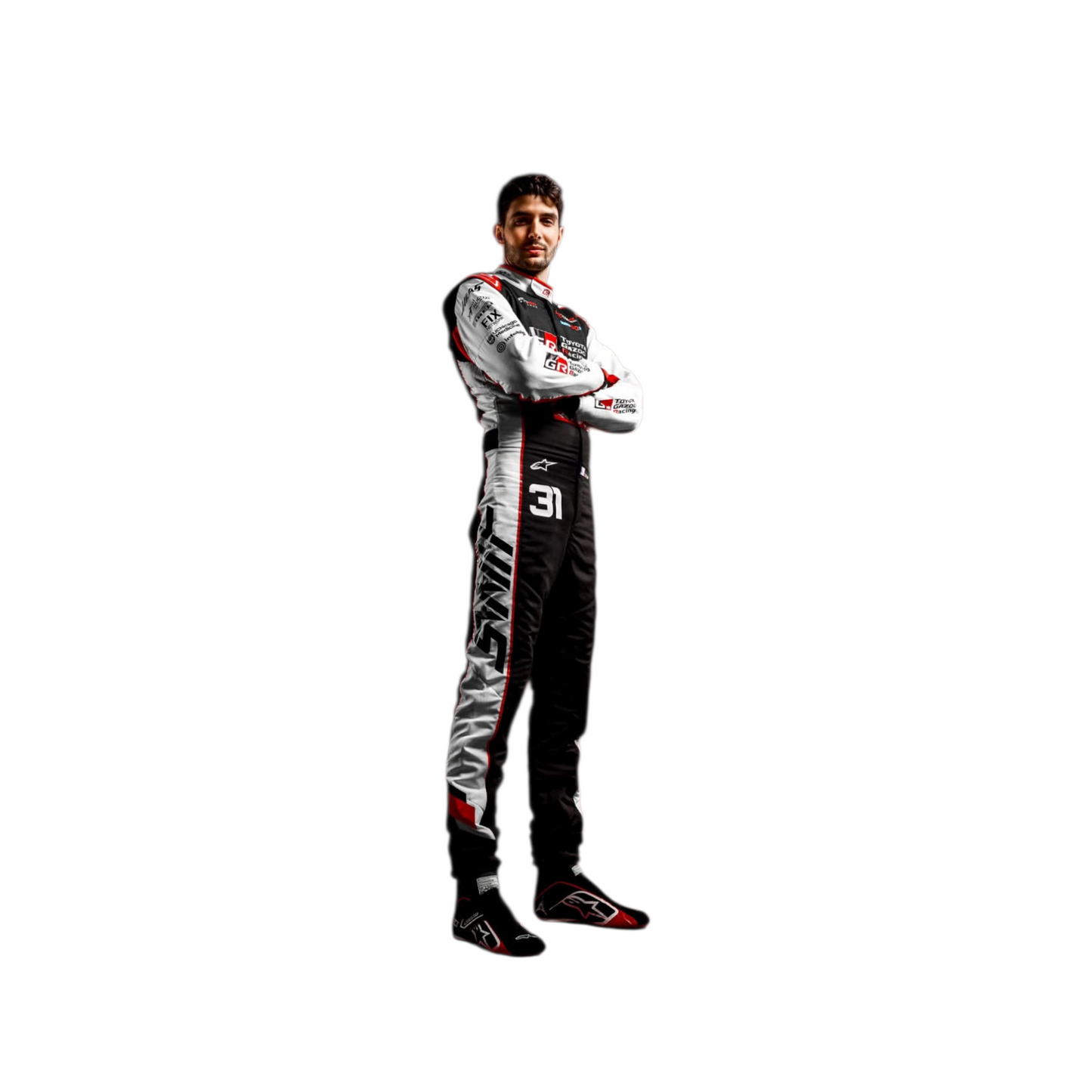 2026 Oliver Bearman MoneyGram Haas F1 Team Replica Racing Suit Ex Race Gear