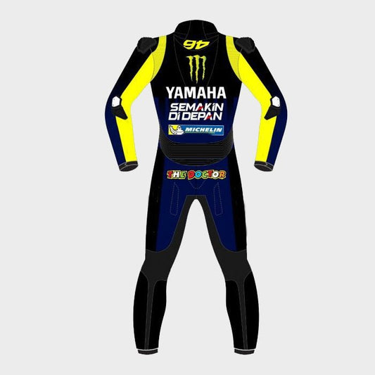Yamaha Valentino Rossi 2019 Blue Motorcycle Suit Zees Moto