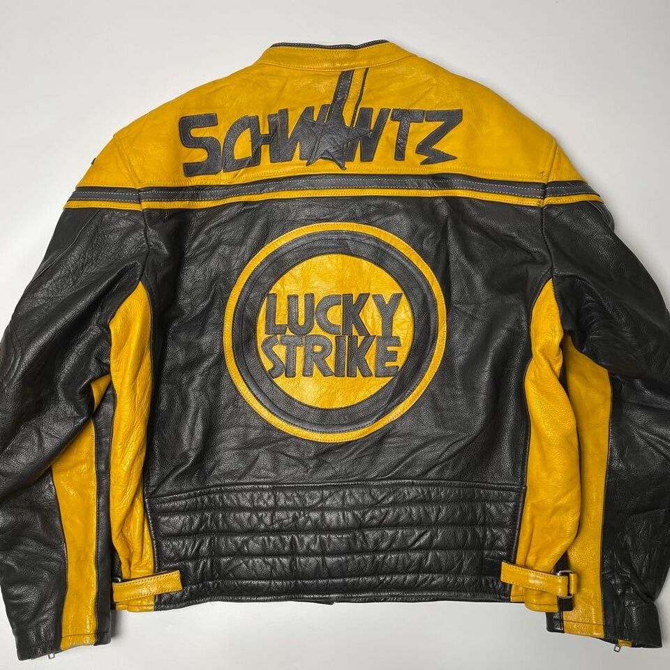 Lucky Strike Leather Jacket Men MotoLords
