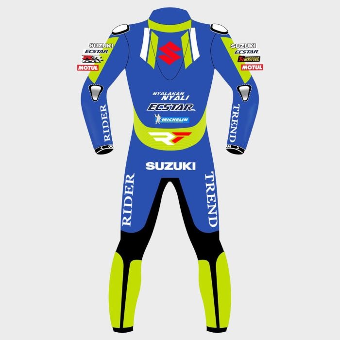 Suzuki Alex Rins Motorcycle Racing Suit Zees Moto